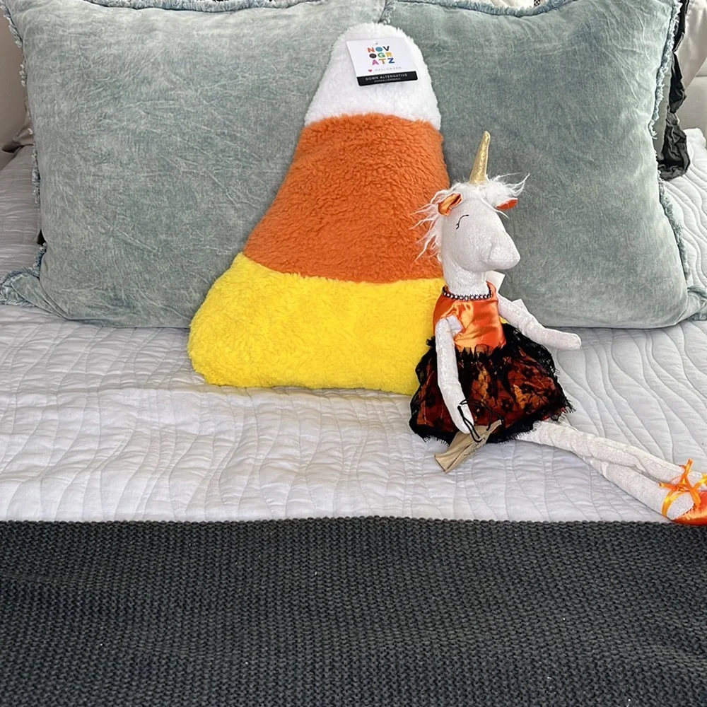 Novogratz Candy Corn Pillow